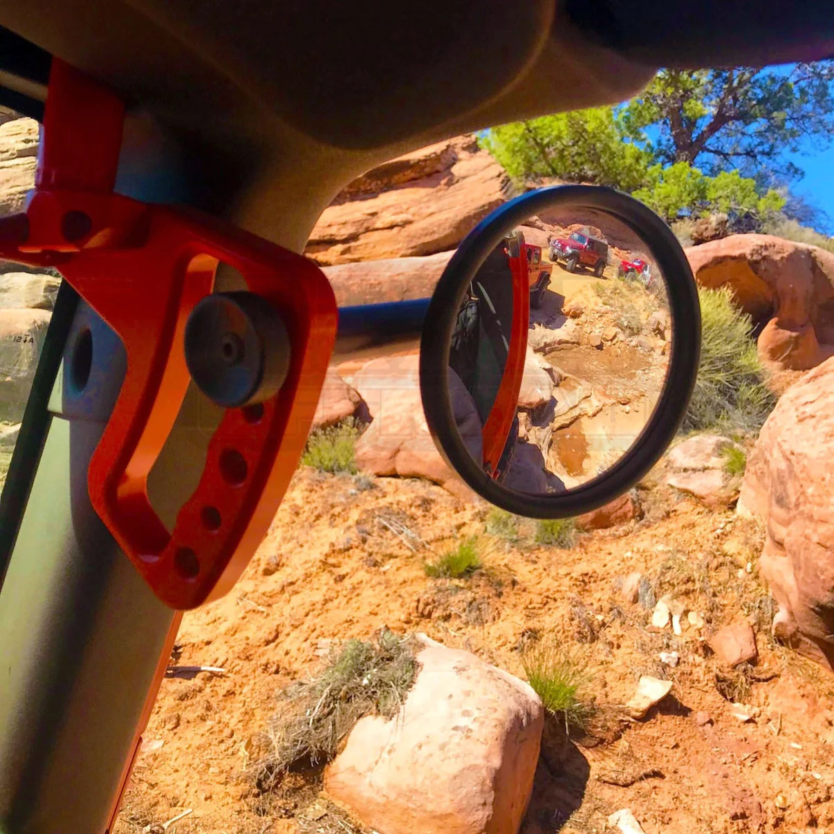 Jeep JK Front and Rear Handles with Mirrors Package