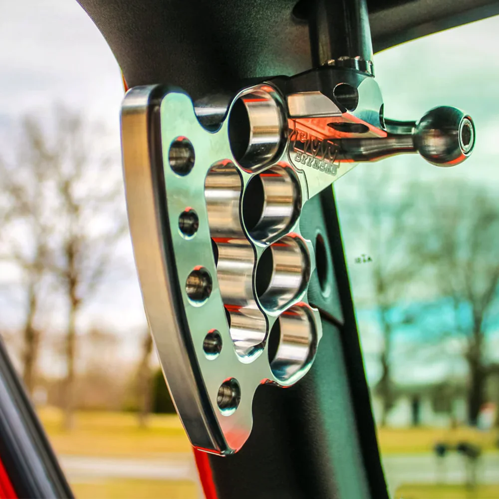 Jeep JK Front and Rear Handles with Mirrors Package