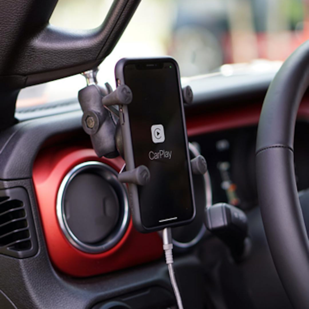 JL/JLU A-Pillar Ball Mount Solution