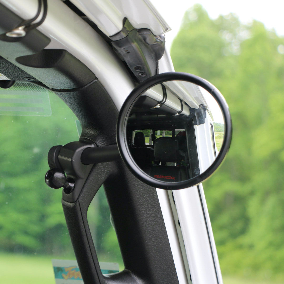 Gladiator JT A-Pillar Side Mirrors with Base Mount Driver AND Passenger