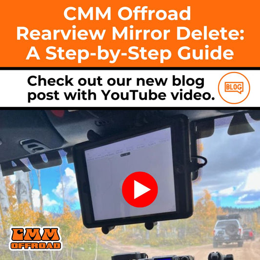 CMM Offroad Jeep Rearview Mirror Delete: A Step-by-Step Guide