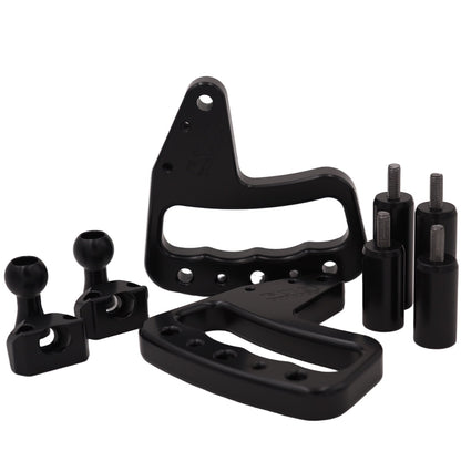 Handles & Mirror Bundle for 2007-2018 Jeep Wrangler JK - CMM Offroad