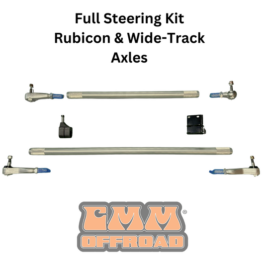 CMM Offroad JL/JLU Rubicon & Wide-Track Axles Full Steering Kit