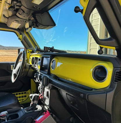 A-Pillar Ball Mount Solution for 2024+ Jeep Wrangler JL & Jeep Gladiator
