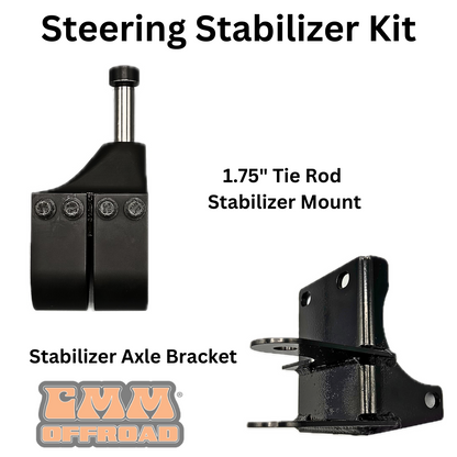 Jeep JL / JLU / JT Standard Steering Stabilizer Mounting Brackets