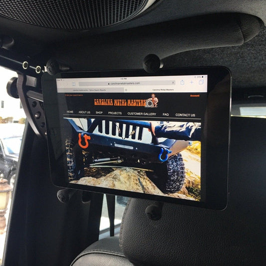 REPLACEMENT MIRROR STANCHION IN JKU REAR LOOP HANDLE IPDA FOR BACK SEAT PASSENGERS IN RAM MOUNT IPAD X-GRIP WITH IPAD