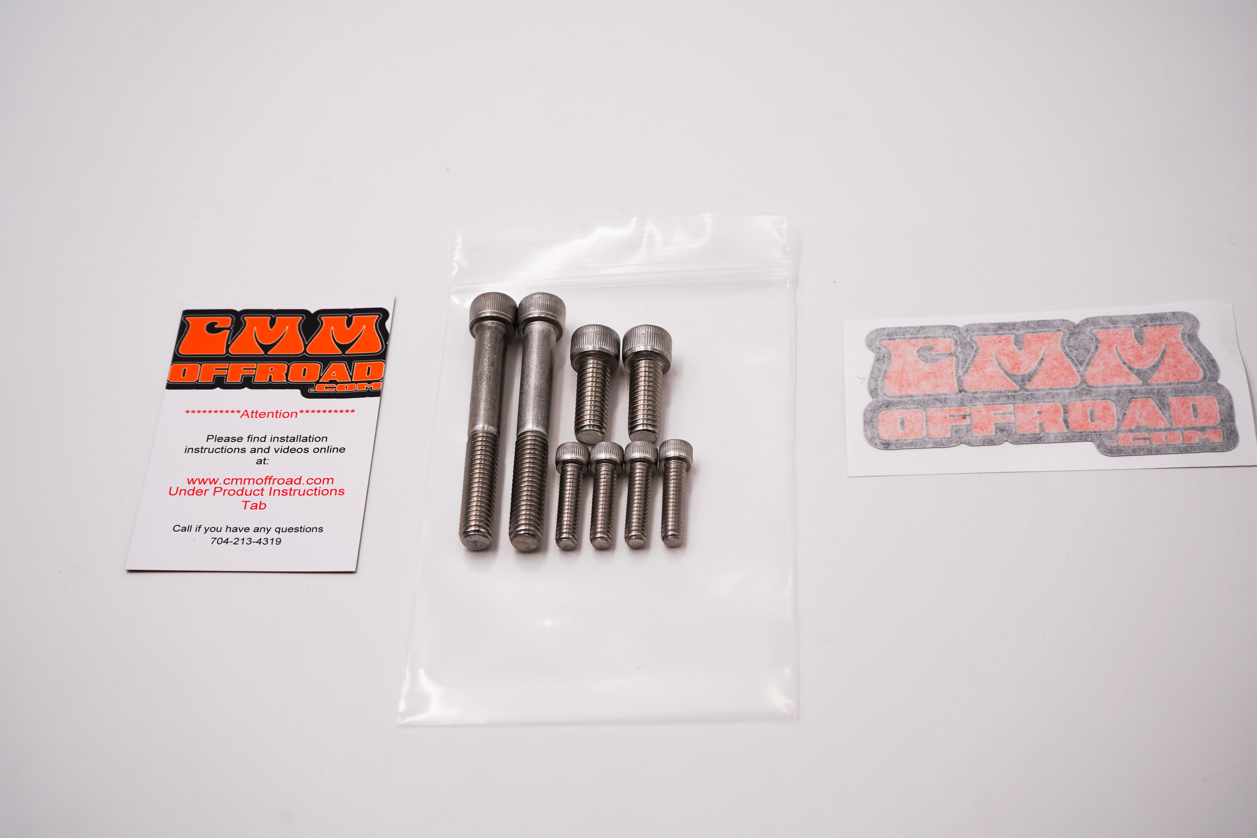 JK Front Grab Handle Bolt Pack – CMM Offroad