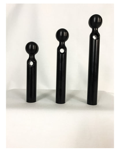 CMM Offroad Replacement Mirror Stanchions  with 1" Ball Mount & Lock Nuts